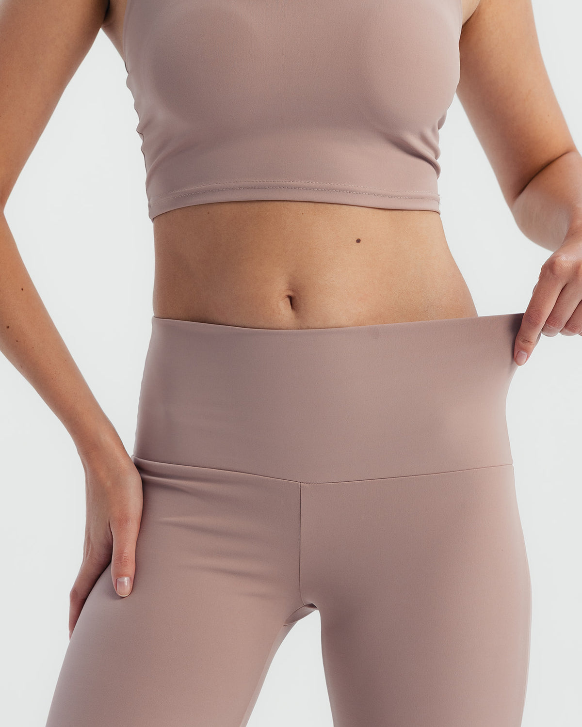 MOVE Flare Pants - Mauve Taupe