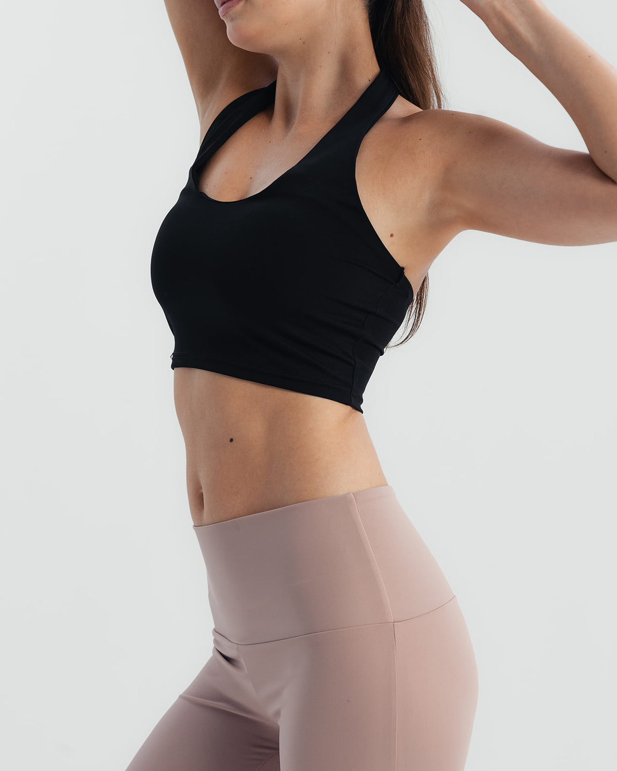 Essential neck top - Black