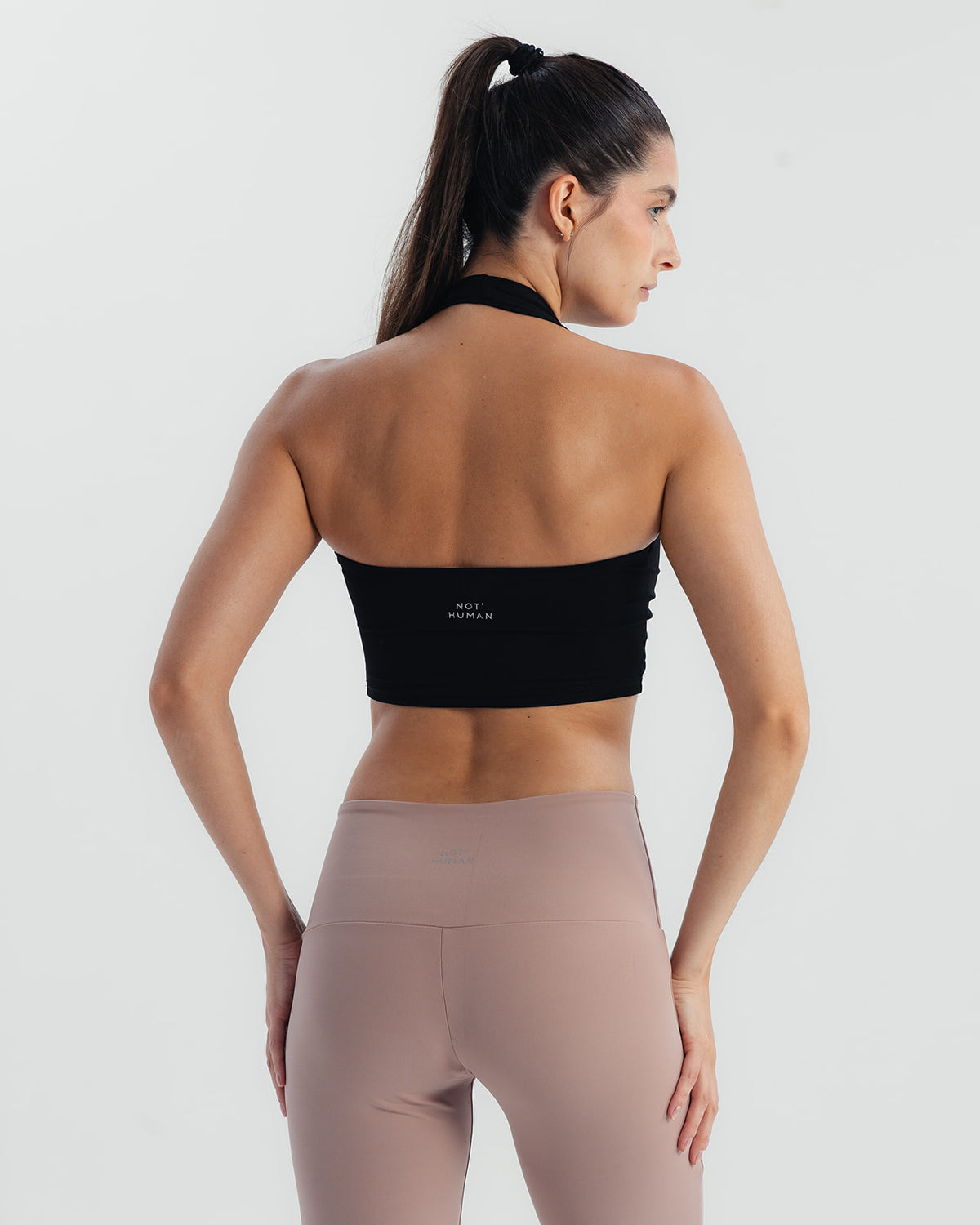 Essential neck top - Black
