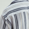 BEIGE STRIPED TEXTURED SHIRT