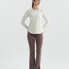 Performance Long Sleeve Top - Offwhite
