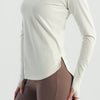 Performance Long Sleeve Top - Offwhite