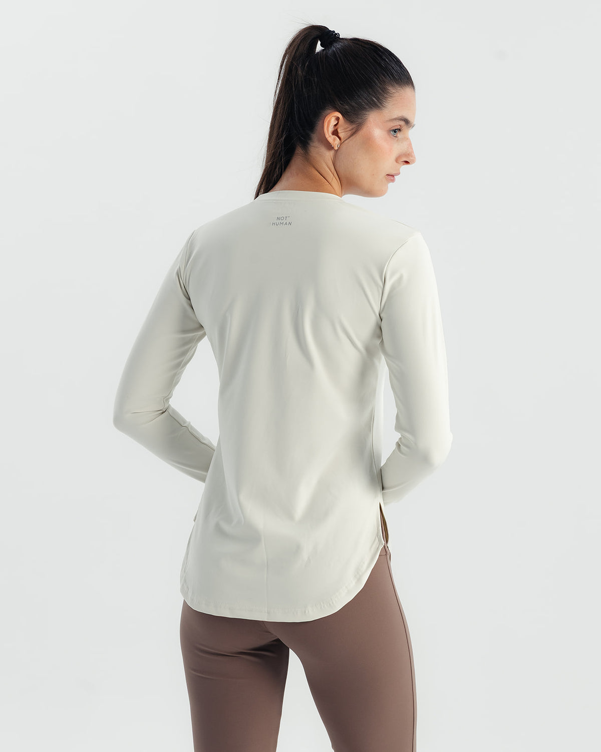 Performance Long Sleeve Top - Offwhite