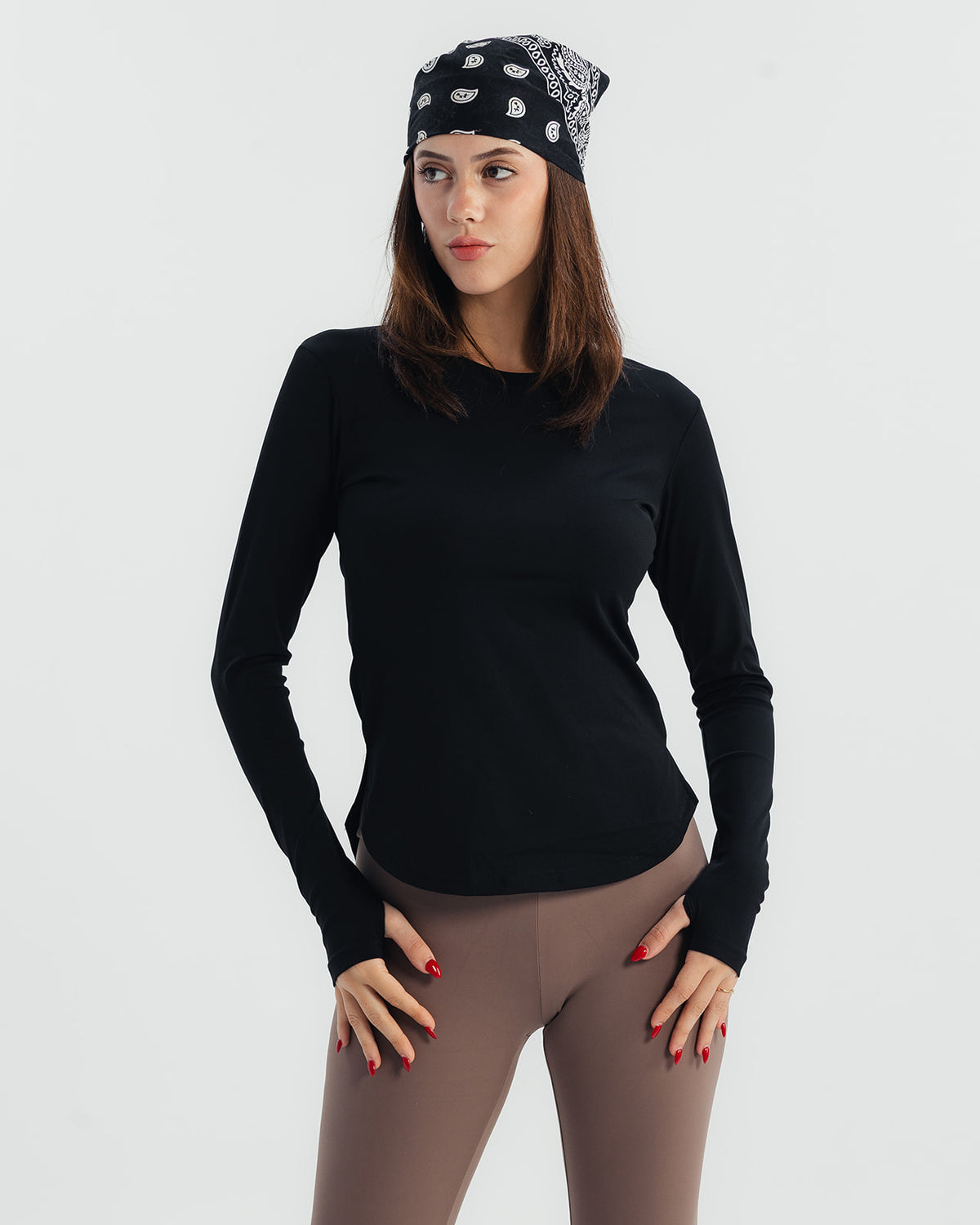 Performance Long Sleeve Top - Black