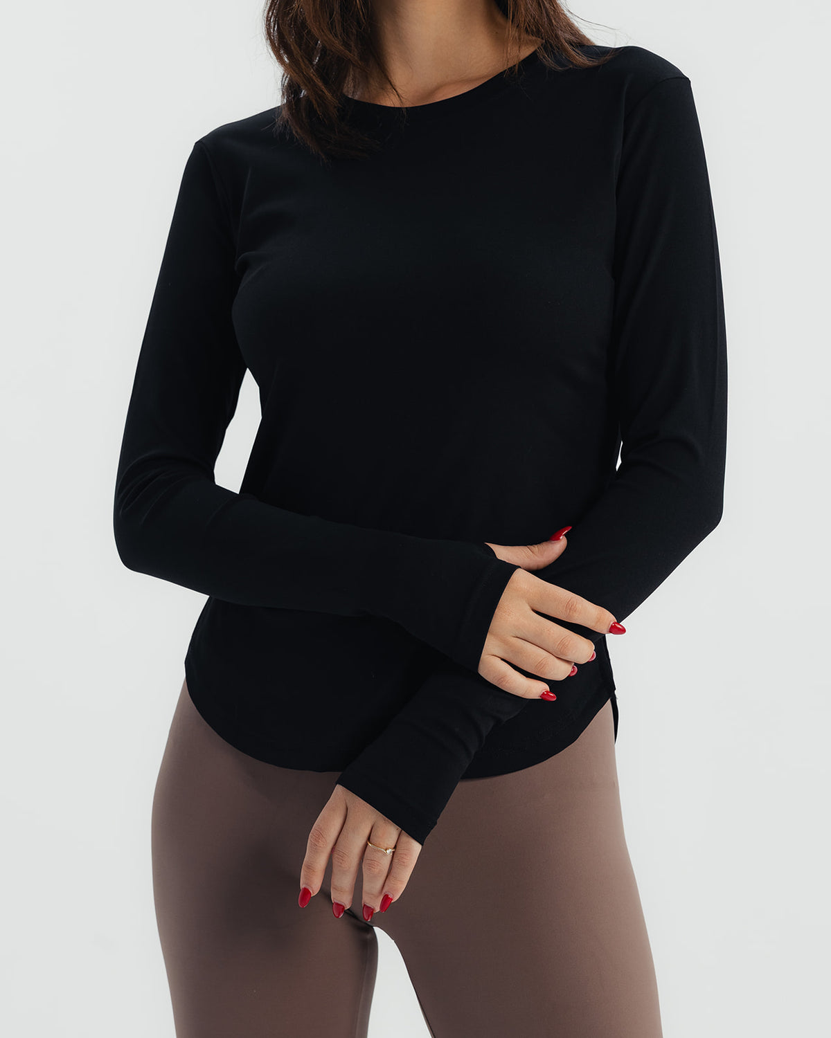 Performance Long Sleeve Top - Black