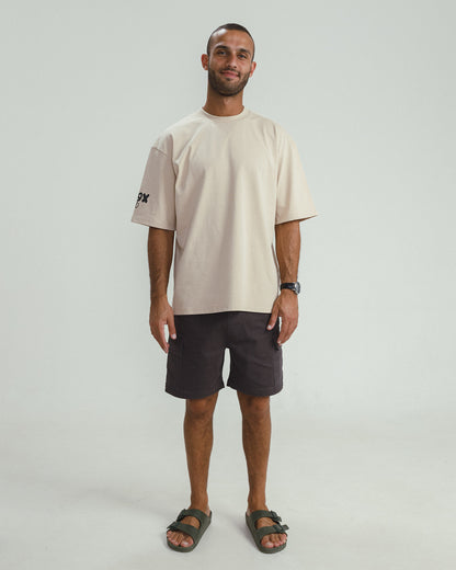 199X-KID BEIGE OVERSIZED T-SHIRT