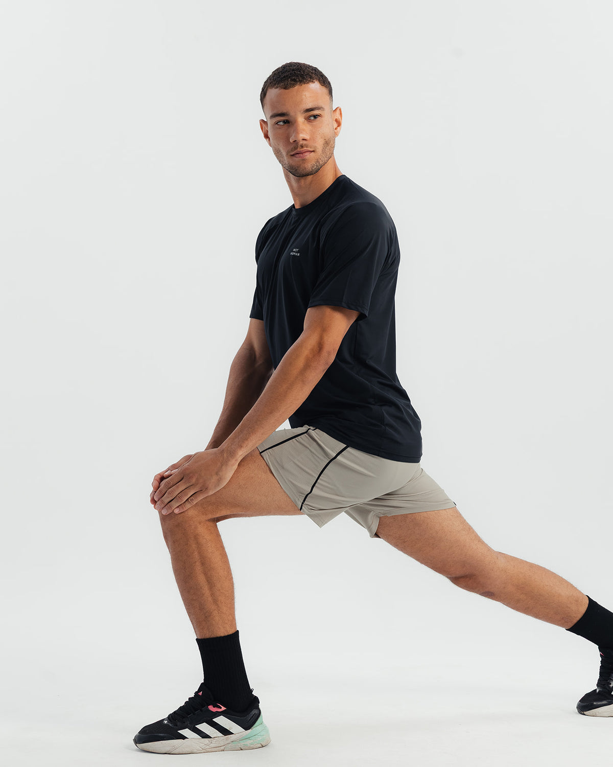 Breathable Raglan Tee - Black