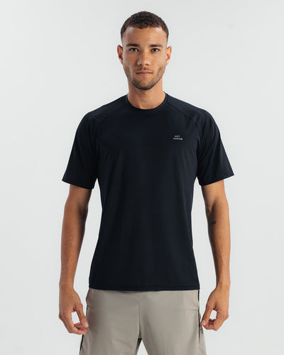 Breathable Raglan Tee - Black