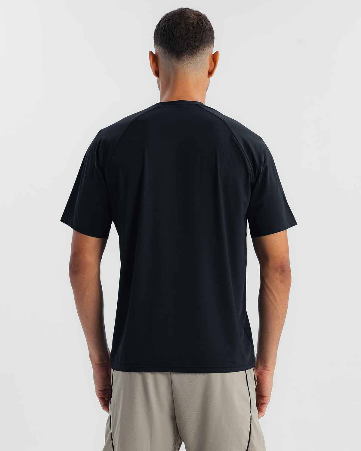 Breathable Raglan Tee - Black