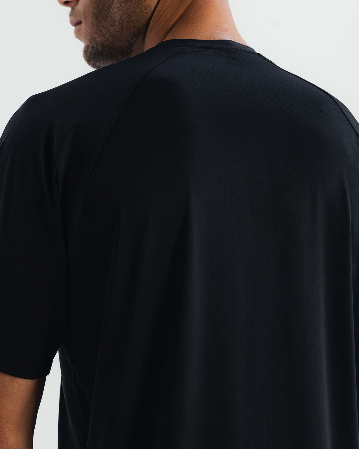 Breathable Raglan Tee - Black