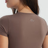 Soft Stretch Fitted T-Shirt - Dusty brown