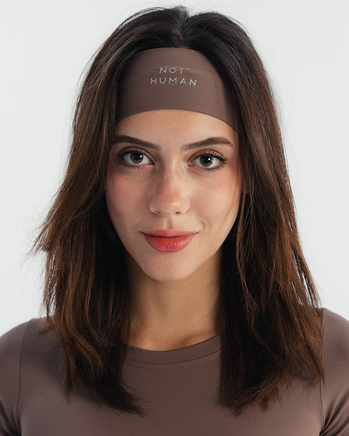 NOT' HUMAN Headband -  Dusty brown