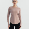Performance Long Sleeve Top - Mauve Taupe