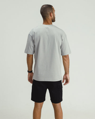 BASIC OVERSIZED GREY T-SHIRT