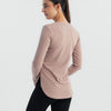 Performance Long Sleeve Top - Mauve Taupe