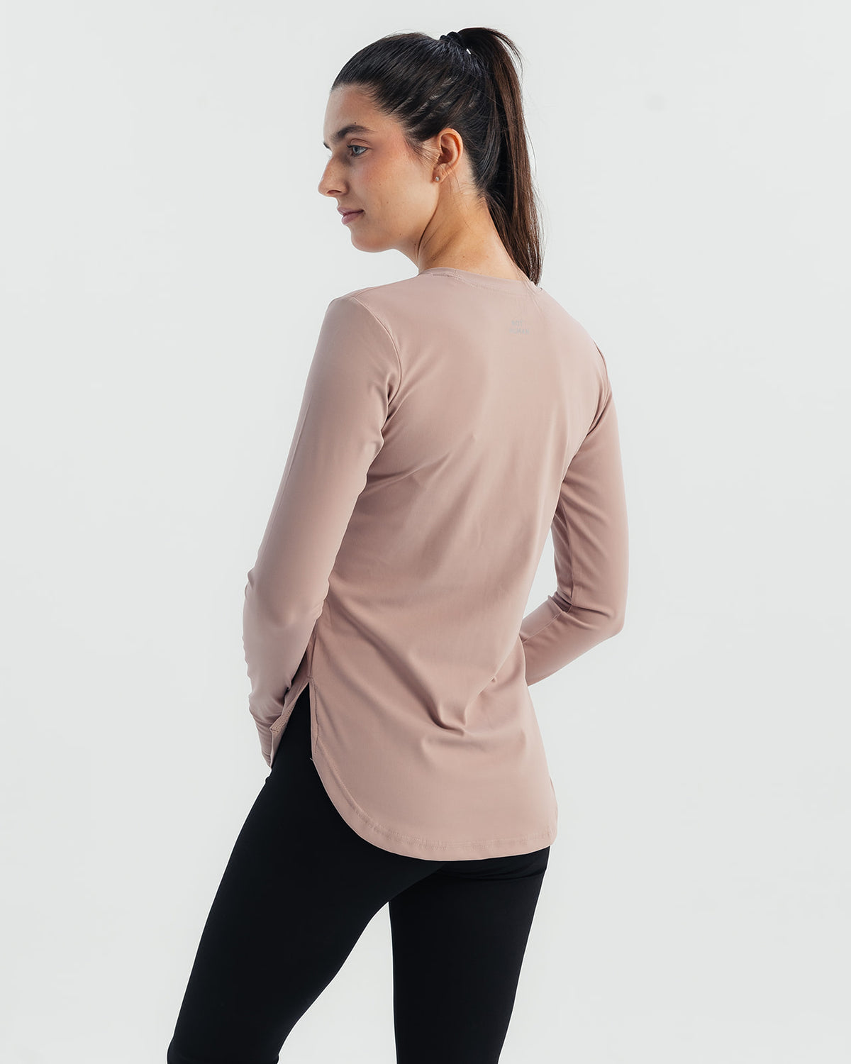 Performance Long Sleeve Top - Mauve Taupe
