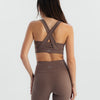 Crossback Bra - Dusty brown
