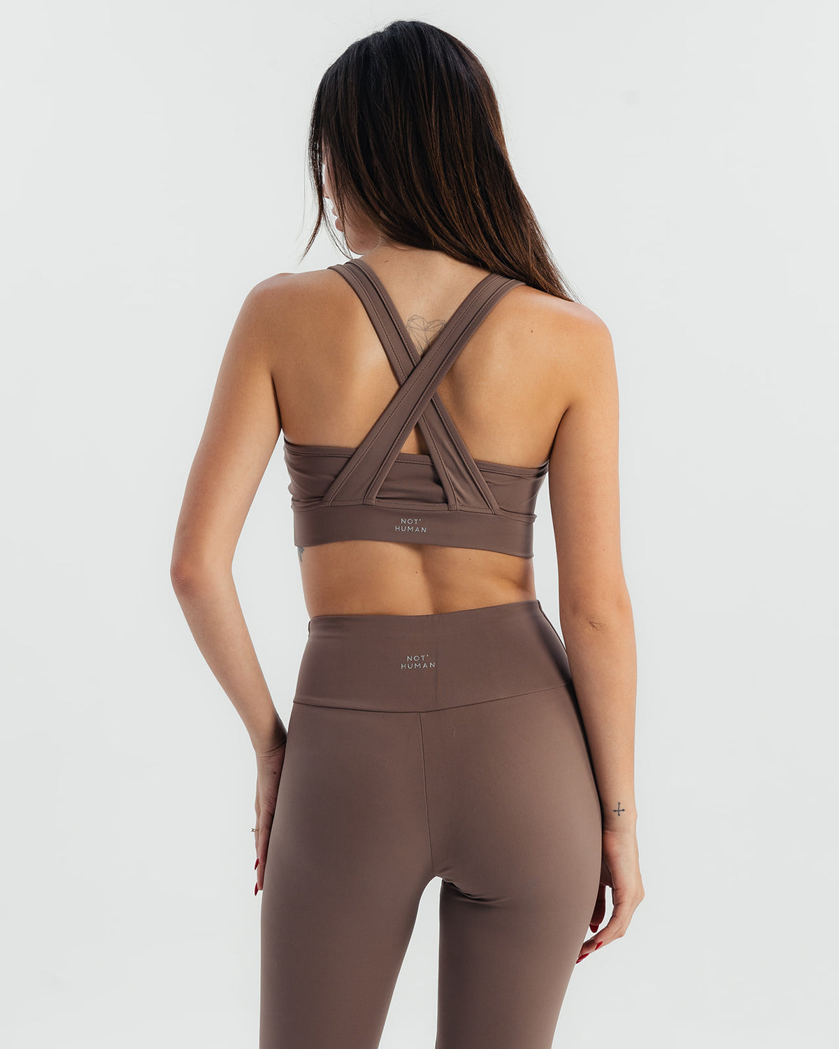 Crossback Bra - Dusty brown