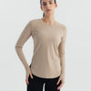 Performance Long Sleeve Top - Beige