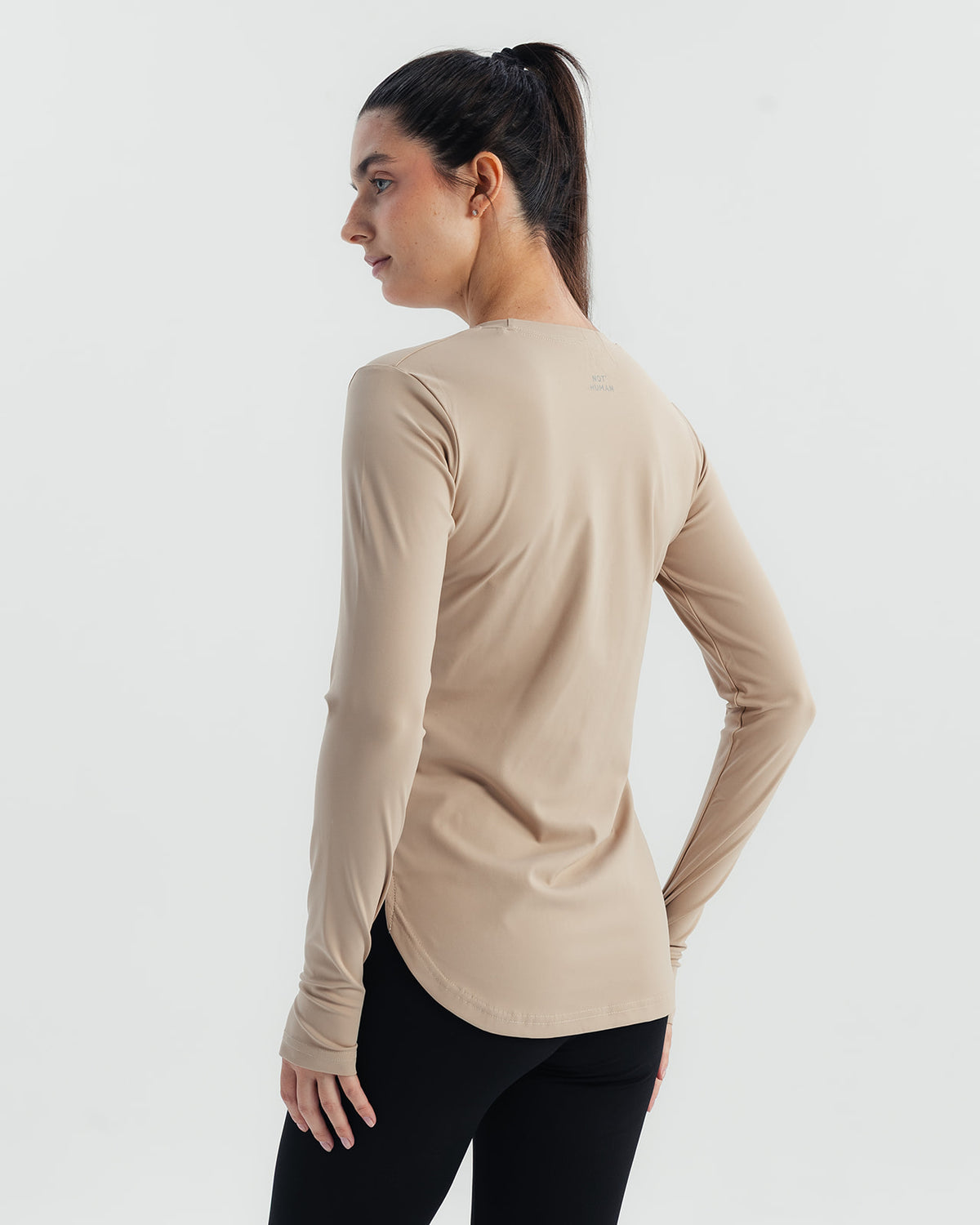 Performance Long Sleeve Top - Beige