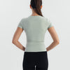 Soft Stretch Fitted T-Shirt  - Sage