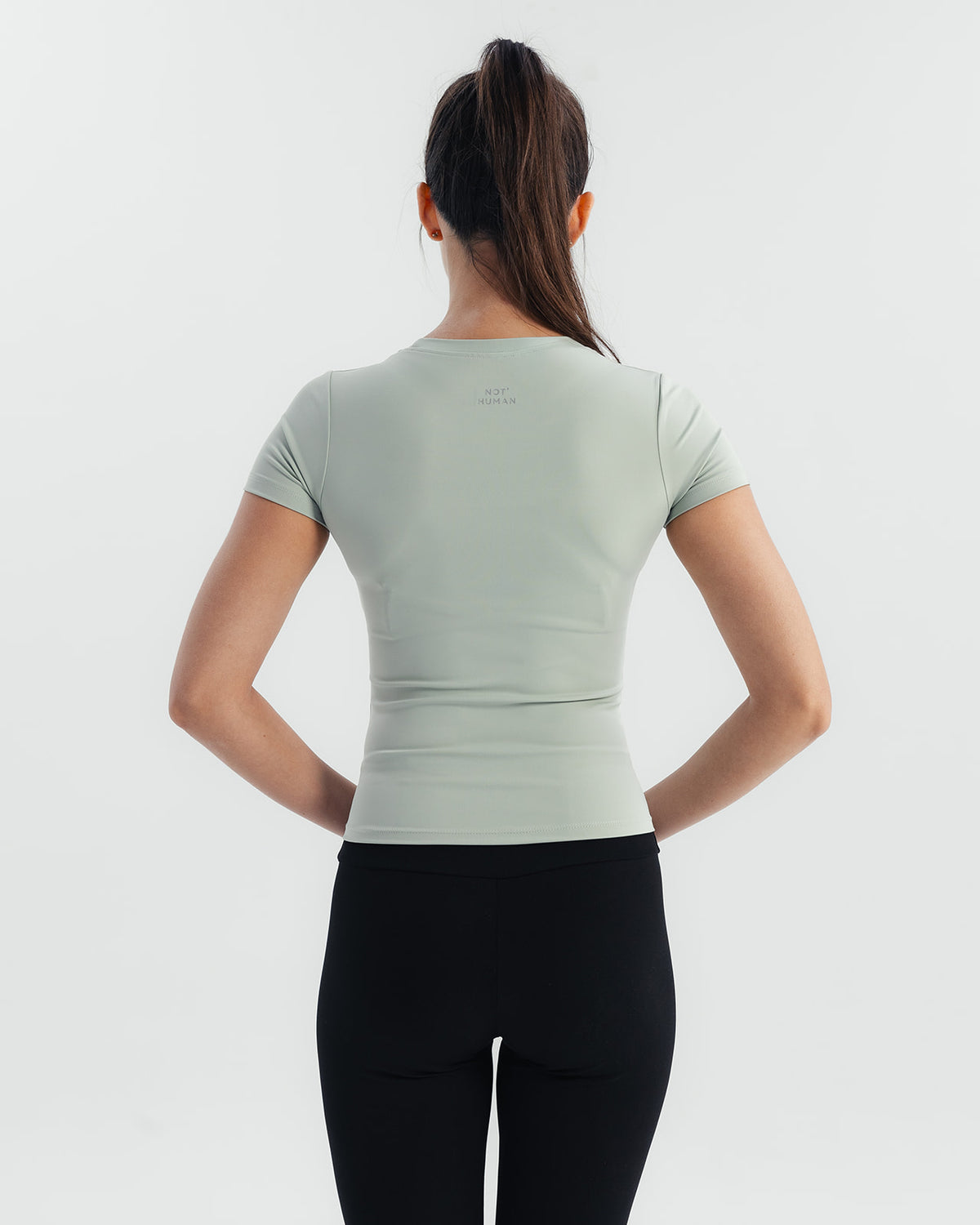 Soft Stretch Fitted T-Shirt  - Sage
