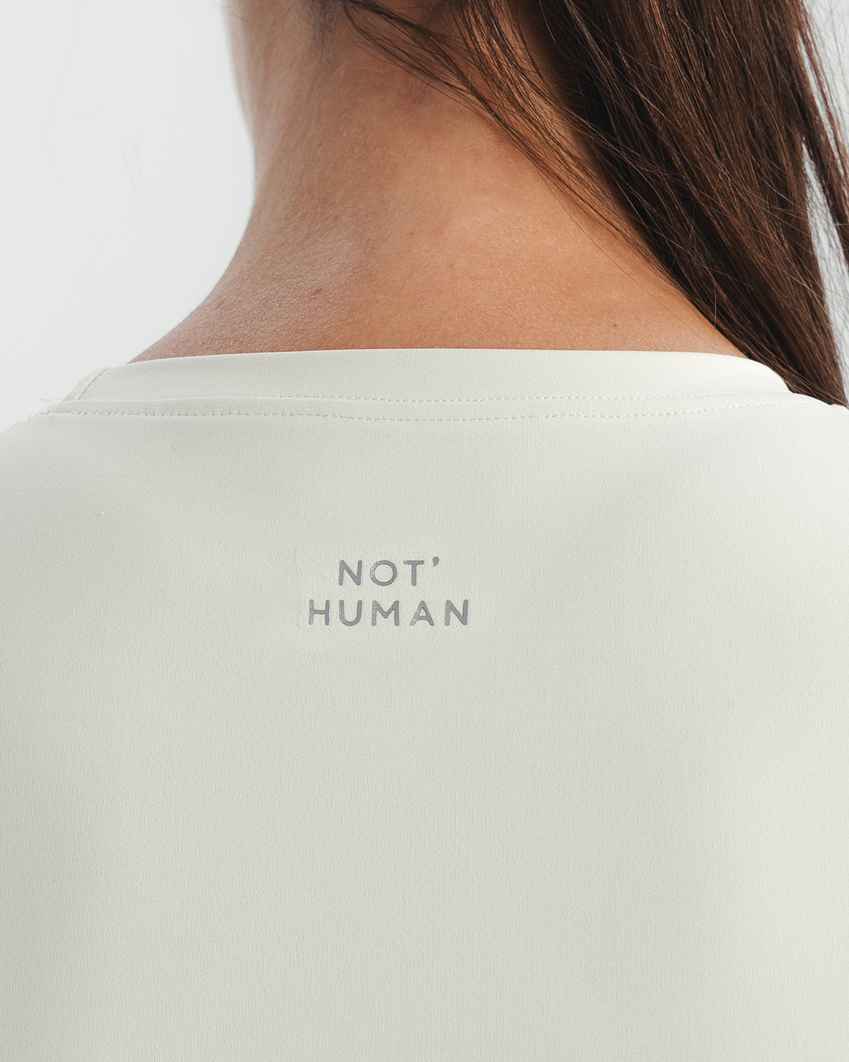 Soft Stretch Fitted T-Shirt - Offwhite