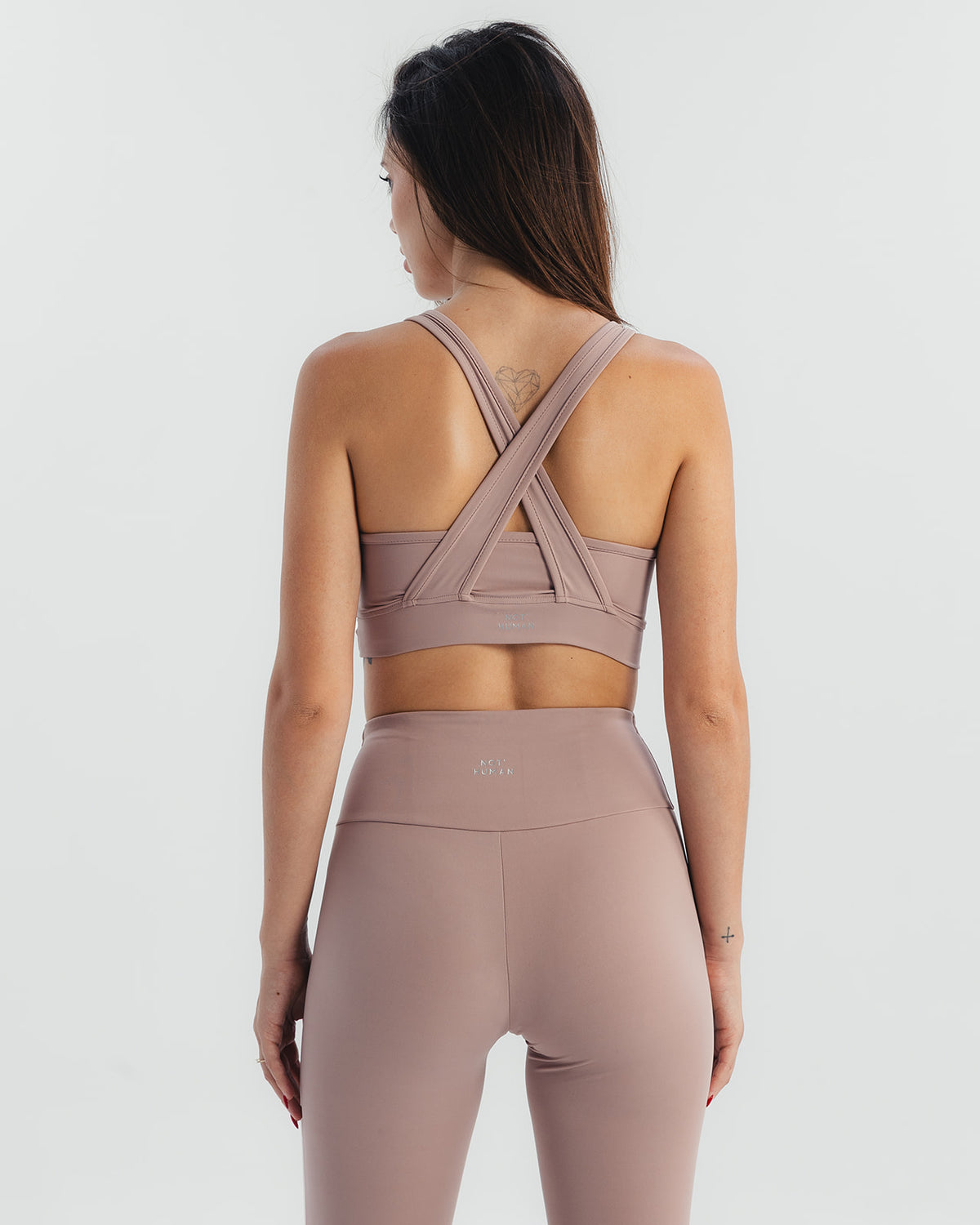 Crossback Bra - Mauve Taupe