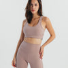 Crossback Bra - Mauve Taupe