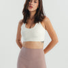 Essential neck top  - Offwhite