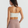 Essential neck top  - Offwhite