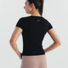 Soft Stretch Fitted T-Shirt - Black