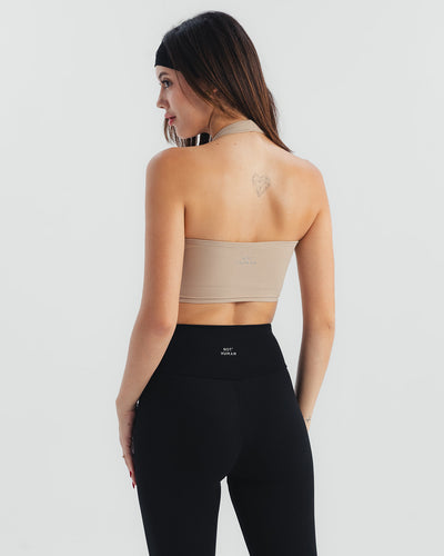 High-waisted ankle-length leggings - Black