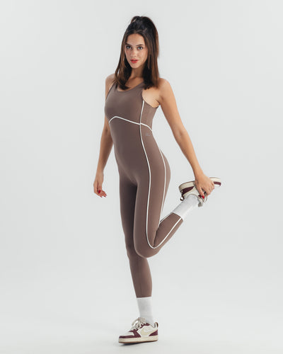 MOVE Long Jumpsuit - Dusty brown