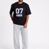 Wide-Leg Trousers - Light Grey