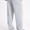 Wide-Leg Trousers - Light Grey