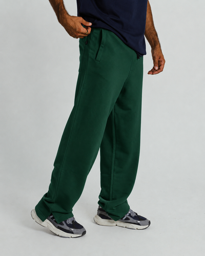 Wide-Leg Trousers - Green