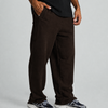 Wide-Leg Trousers - Brown