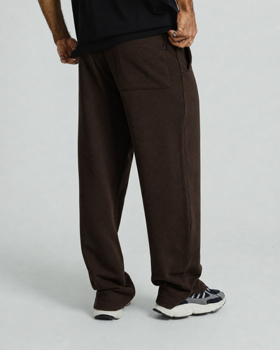 Wide-Leg Trousers - Brown