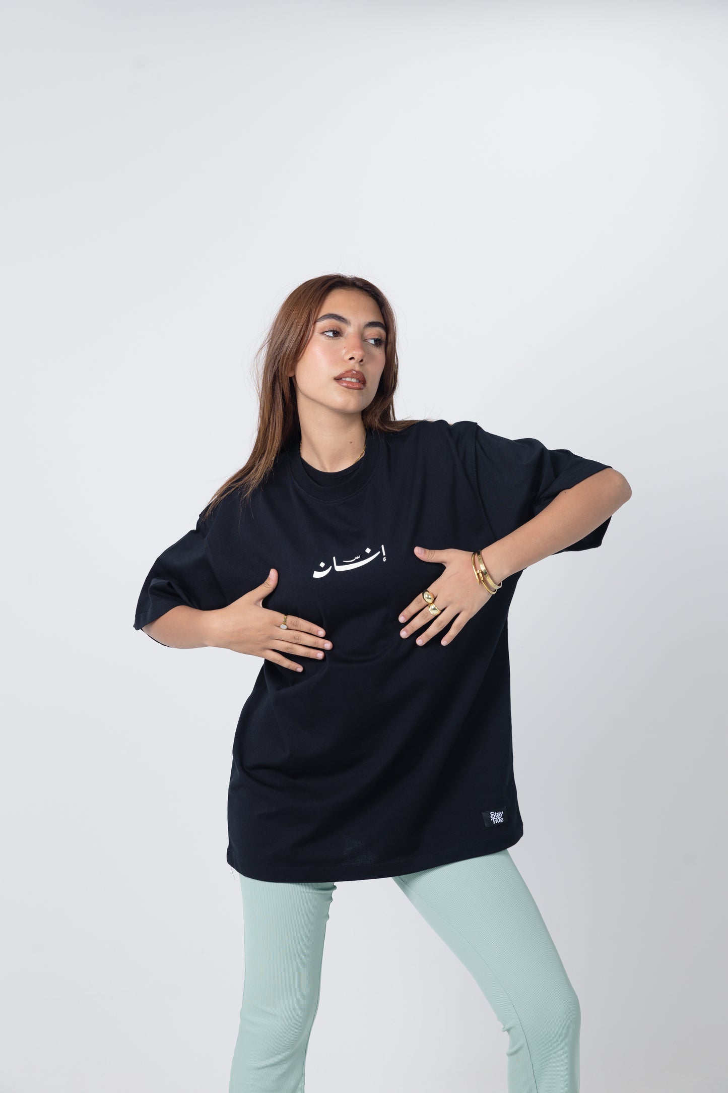 ENSAN Oversized T-shirt Black