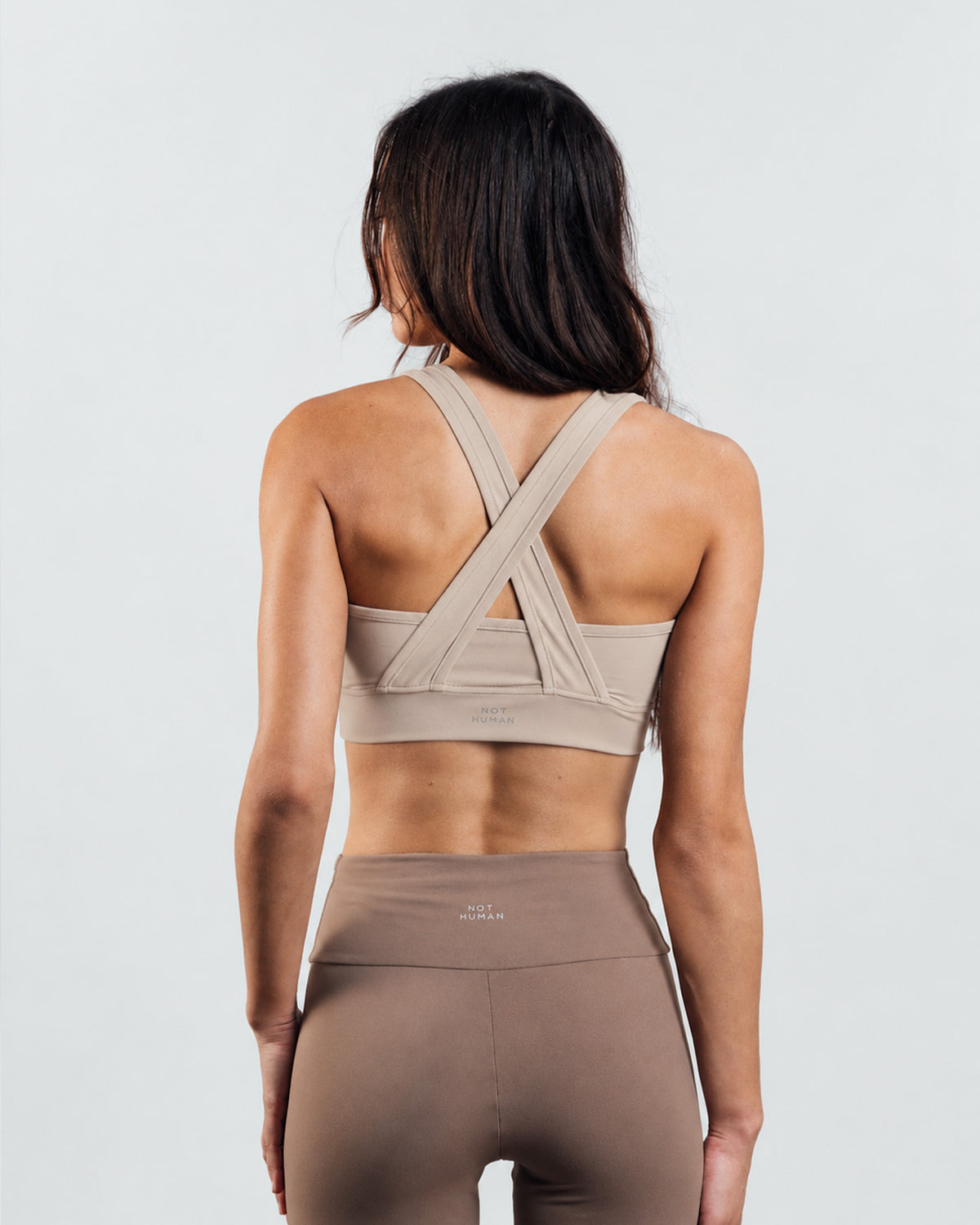 Crossback Bra - Beige