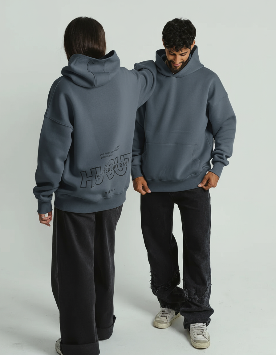 HU-OUT hoodie - Grey