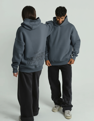 HU-OUT hoodie - Grey