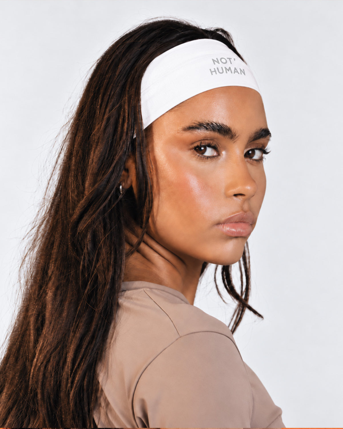 NOT' HUMAN Headband - Offwhite