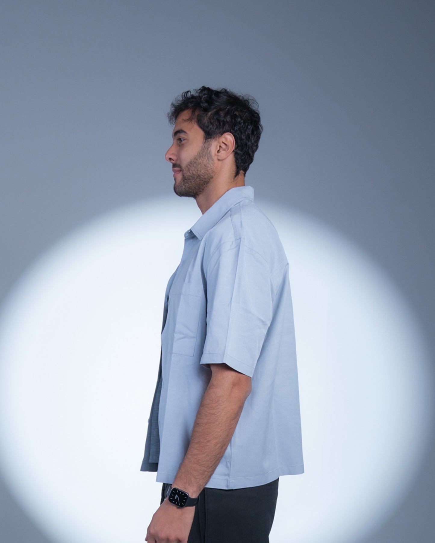 BoxyFit Shirt - Baby Blue