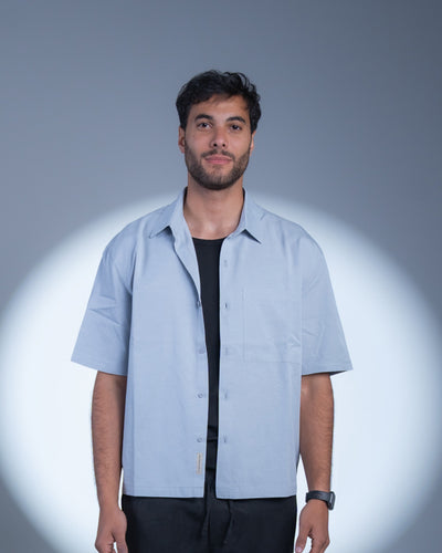 BoxyFit Shirt - Baby Blue