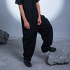 Balloon Fit Pants - Black