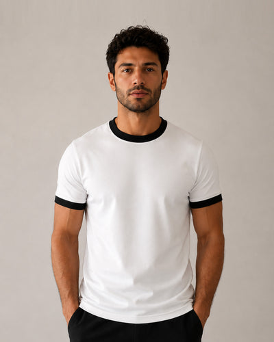 AERO™ Contrast Tee- White