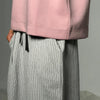 Balloon Fit 2 tucked  Pants - Striped Grey