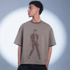 MJ Oversized Tee - Dusty Brown